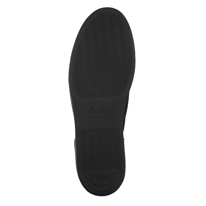 Jeffery West - Apolo Velour Leather Trainers in Black - Nigel Clare