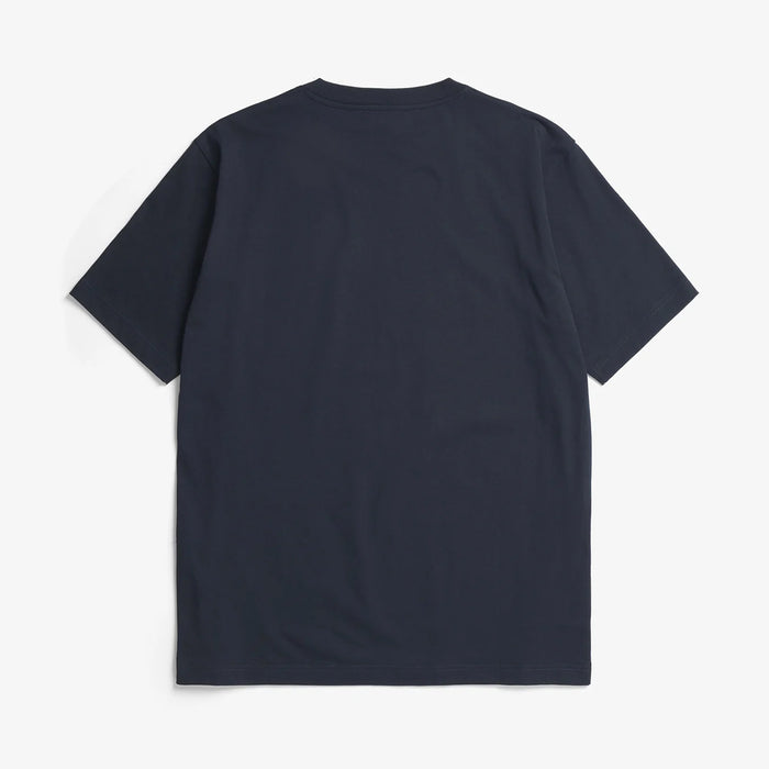 Norse Projects - Johannes Logo Print T-Shirt in Navy - Nigel Clare