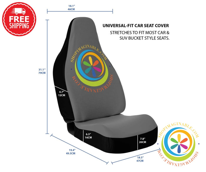 Abstract Retro Bursts Car Seat Covers-ShopImaginable.com