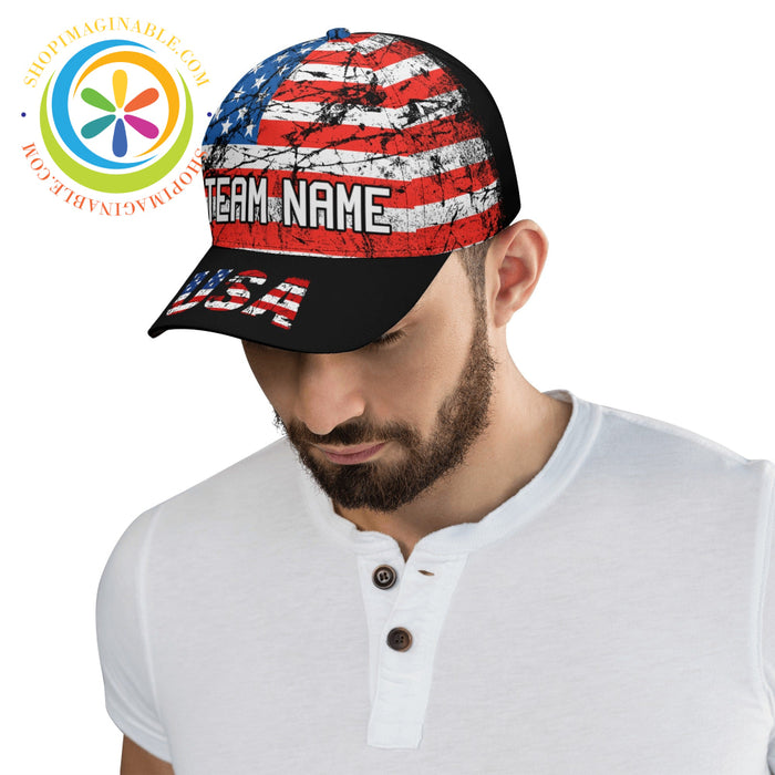 American Flag Baseball Cap