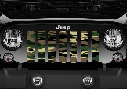 Army Woodland Camo Grille Insert