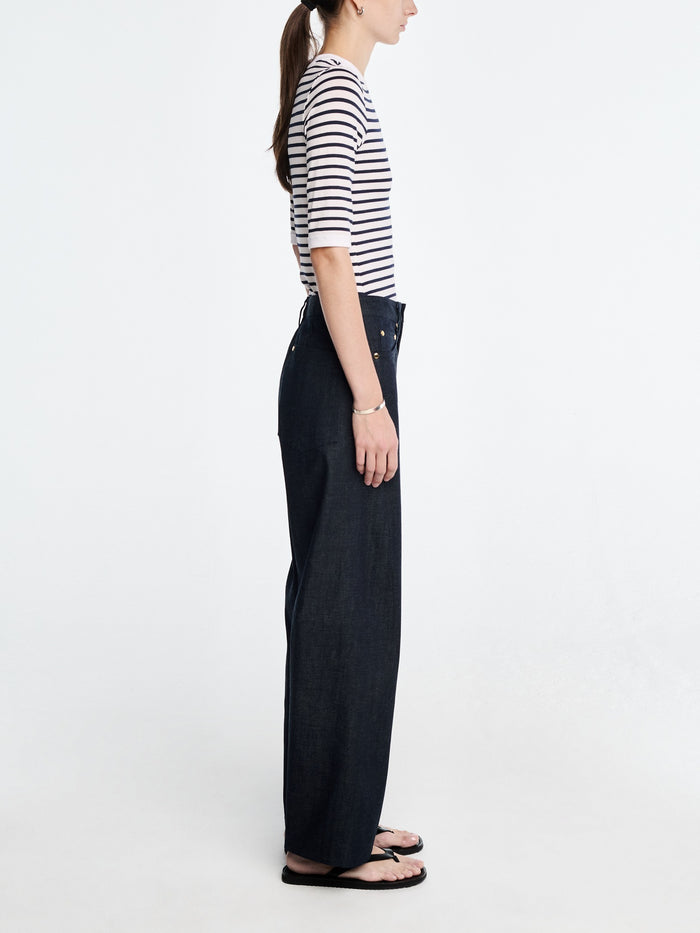 Navy/White Stripe