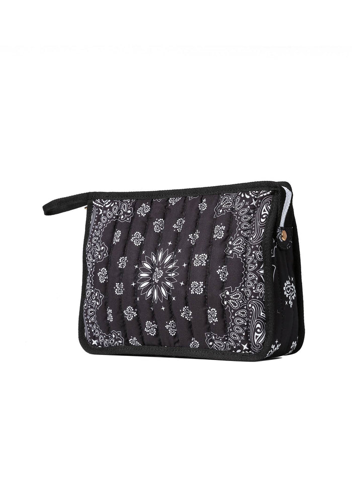 Bandana Print Pouch - Beau Black