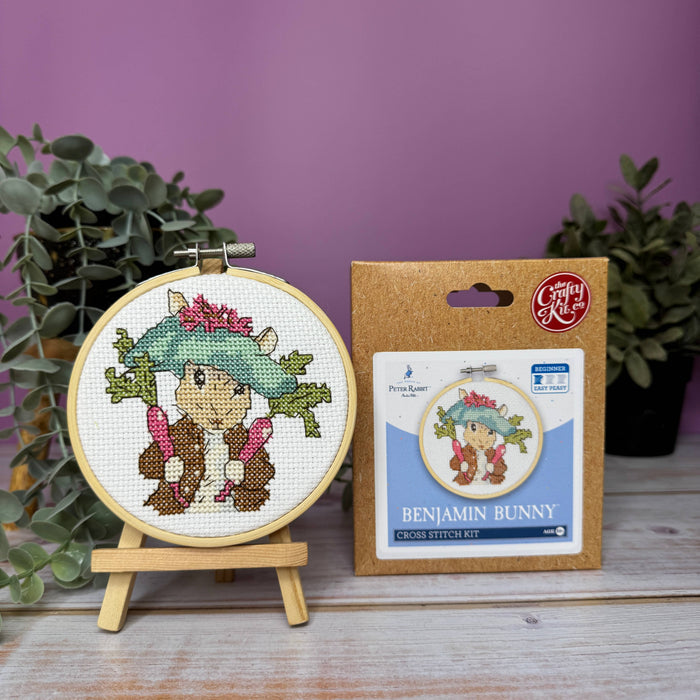 Beatrix Potter - Benjamin Bunny Mini Cross Stitch Kit