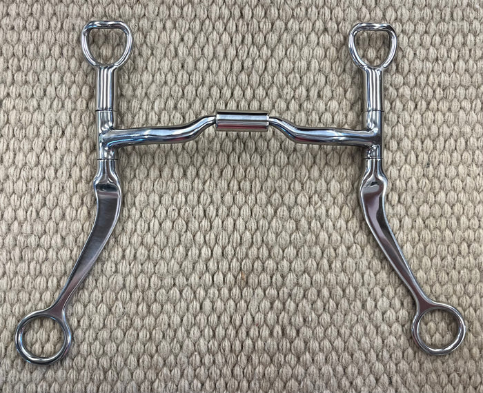 BIT - MB127 - Myler Flat Shank Low Port Comfort Snaffle 5 1/2”