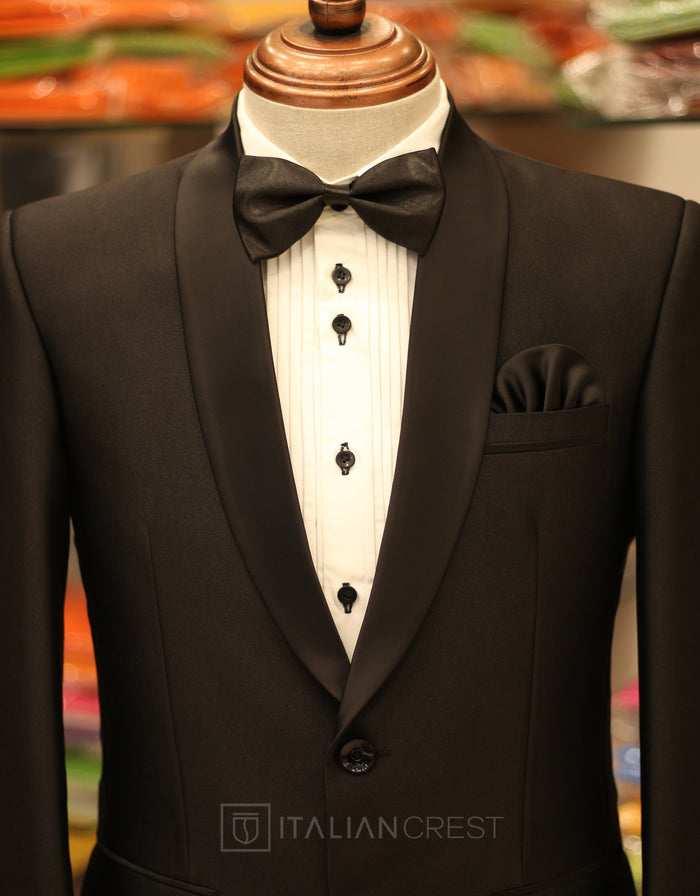 Black 2-Piece Tuxedo Suit