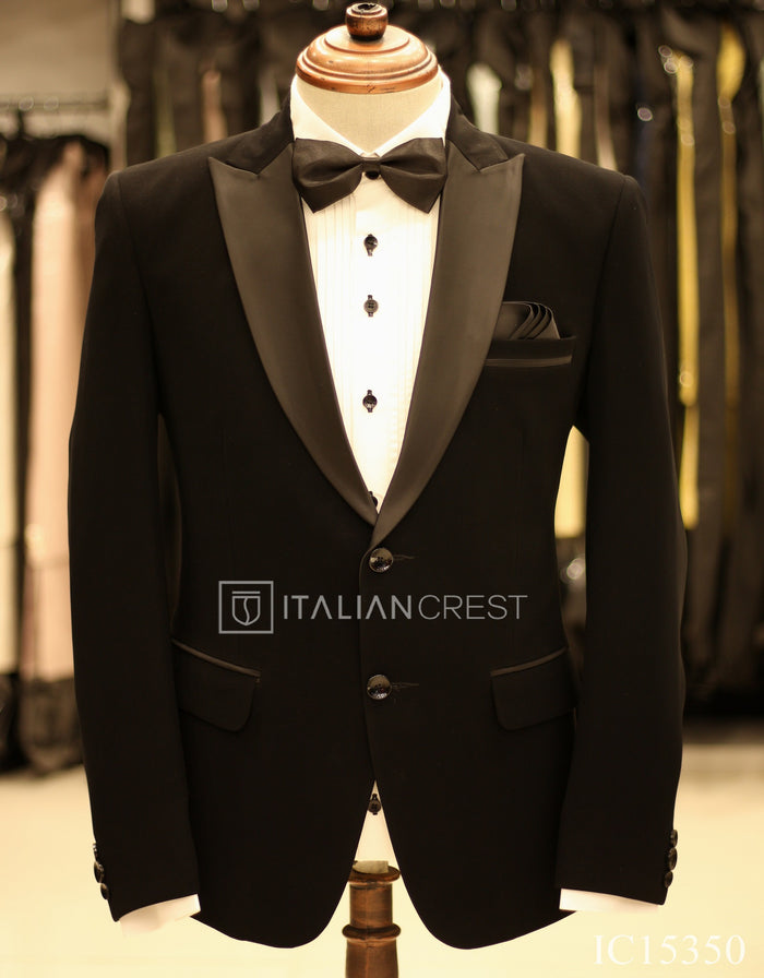 Black 2-Piece Tuxedo Suit