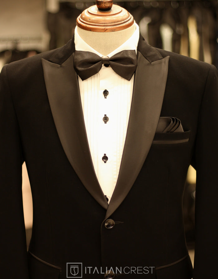 Black 2-Piece Tuxedo Suit
