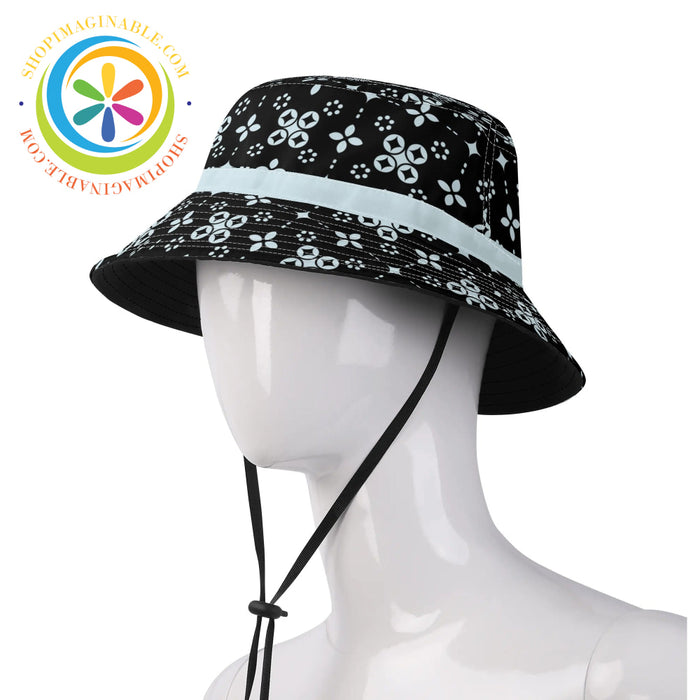 Black Batik Bucket Hat