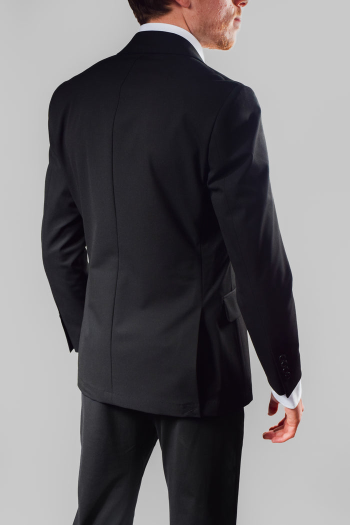 Washable Travel Blazer Black | Classic - Atica Man