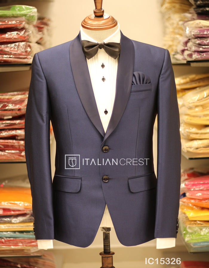Blue 2-Piece Tuxedo Suit