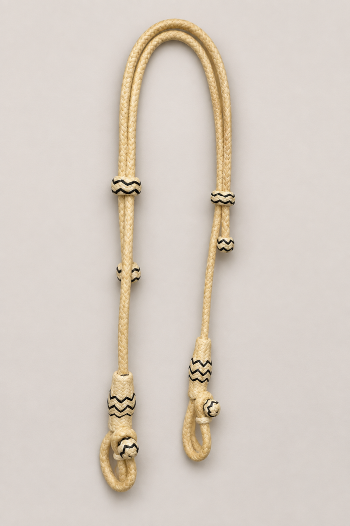 Bosal - H12 - Natural Rawhide Hanger with Black Accents