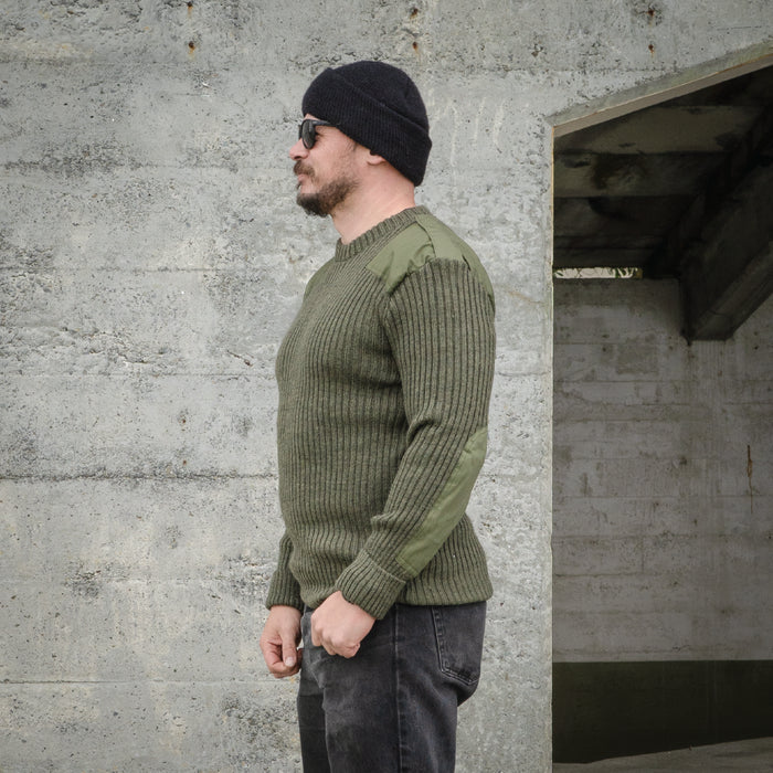 British Army Olive Drab Wool Jersey - British Army Surplus - Fleeces & Jerseys