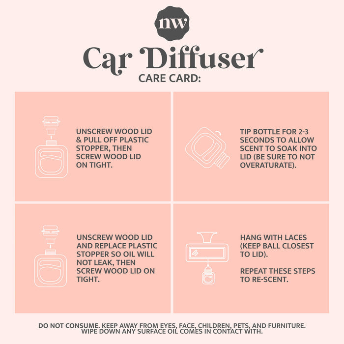 Car Essential Oil Diffusers | Lemon Blueberry Cake
