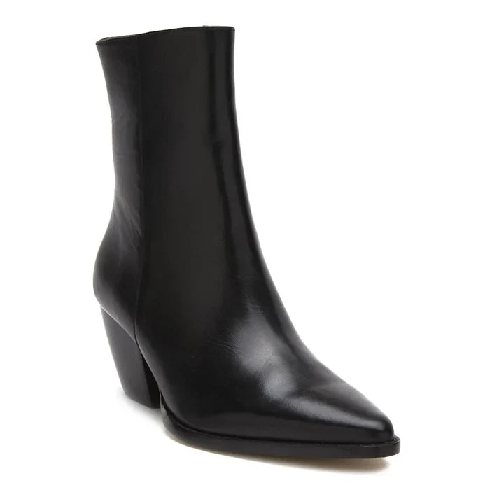 Caty Ankle Boot - Smooth Black