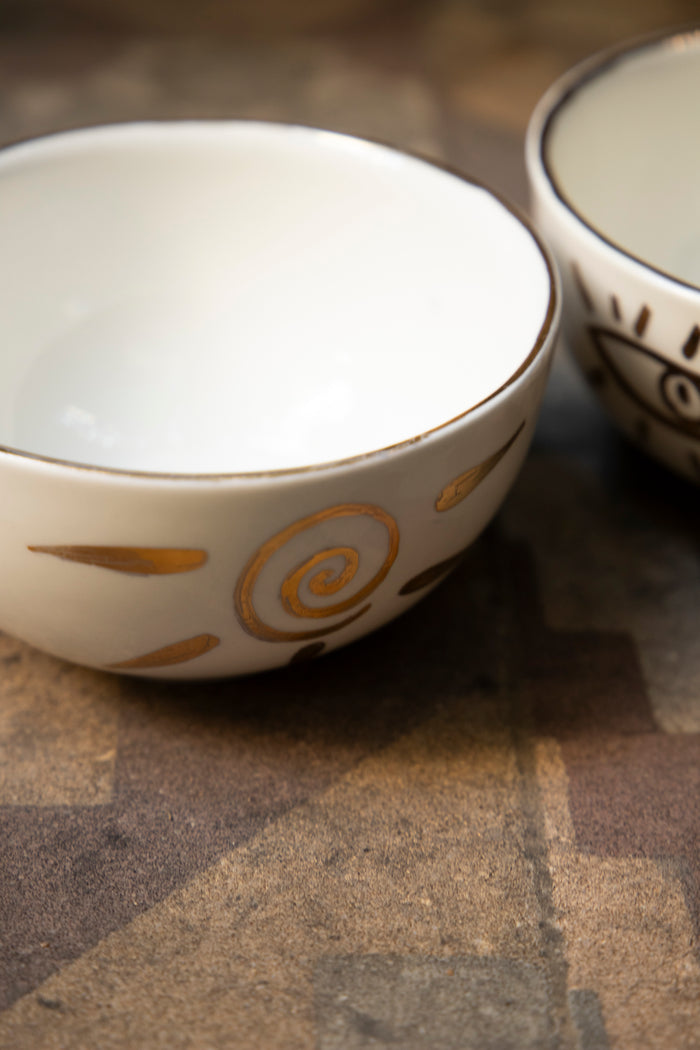 Ceramic Bowl – Sun Motif