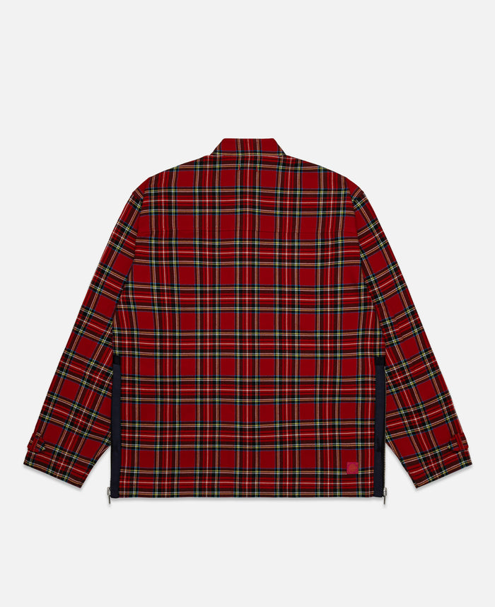 Chinese Plaid Jacket (Red)