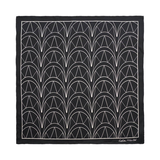 Chrysler Silk Bandana Scarf - Empire Black