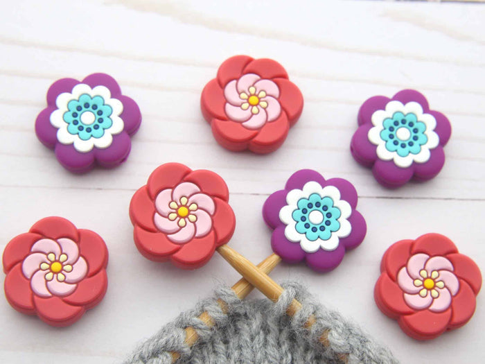Colorful Flowers | Stitch Stoppers