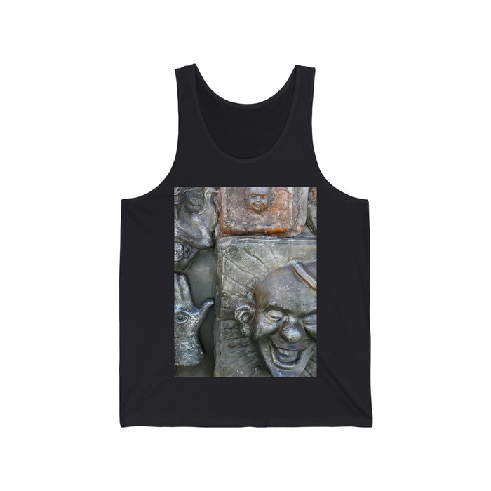 Cosmic Laughter - Unisex Jersey Tank - Fry1Productions