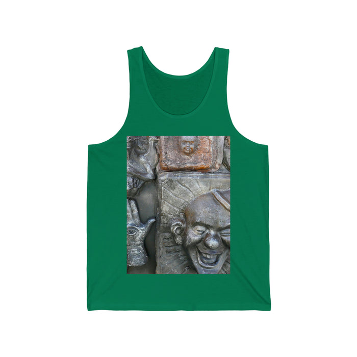 Cosmic Laughter - Unisex Jersey Tank - Fry1Productions