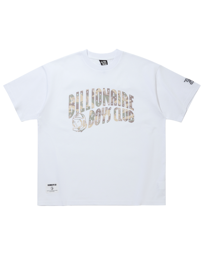 Cotton T-Shirt B Camo Arch Logo