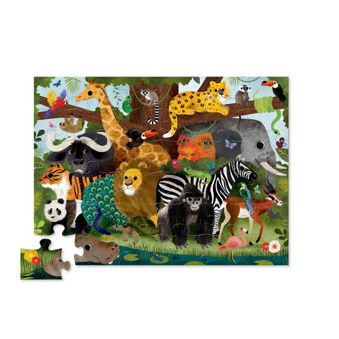 Crocodile Creek Jungle Friends Puzzle