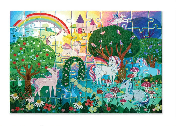 Crocodile Creek Sparkling Unicorn Puzzle