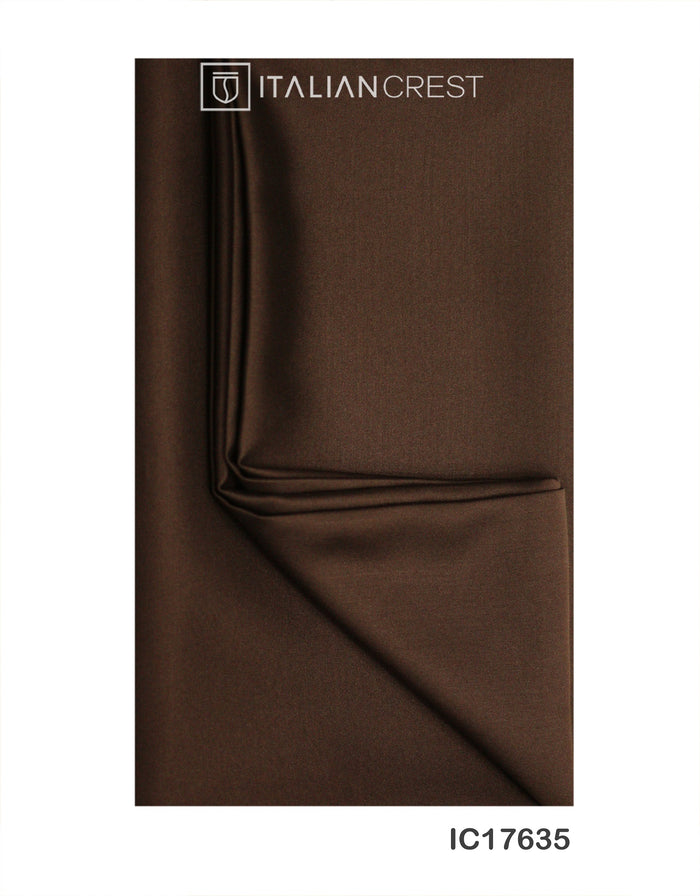 Dark Brown 3-Piece Peak Lapel Suit