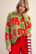 Easel Merry Matcha Holiday Sweater