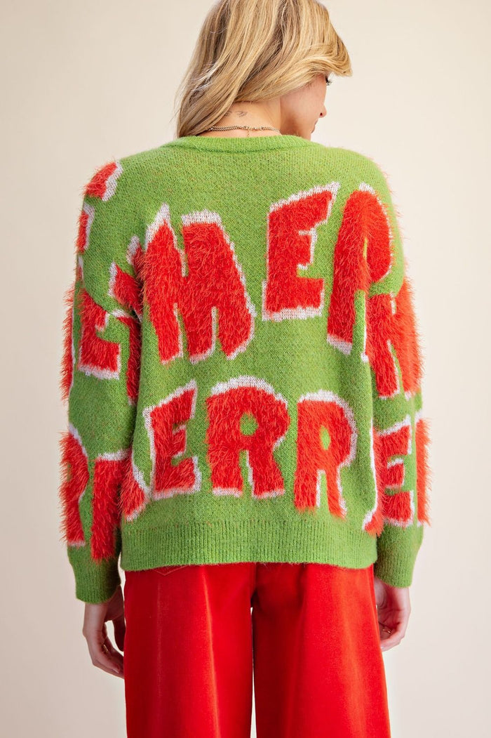 Easel Merry Matcha Holiday Sweater
