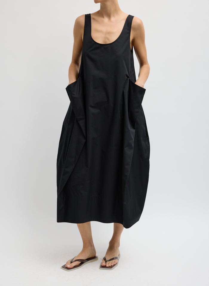 ECO POPLIN TANK DRESS