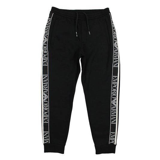 Emporio Armani - Logo Tape Joggers in Black - Nigel Clare