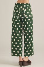 Entro Green Polka Dot Pants