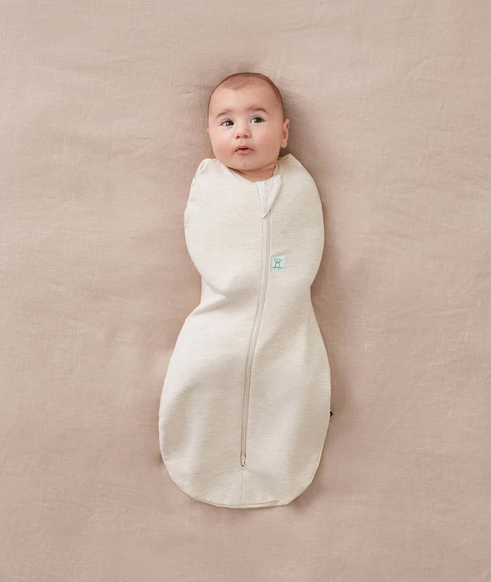 ergoPouch Cocoon Swaddle Bag 1.0 Tog - Oatmeal Marle