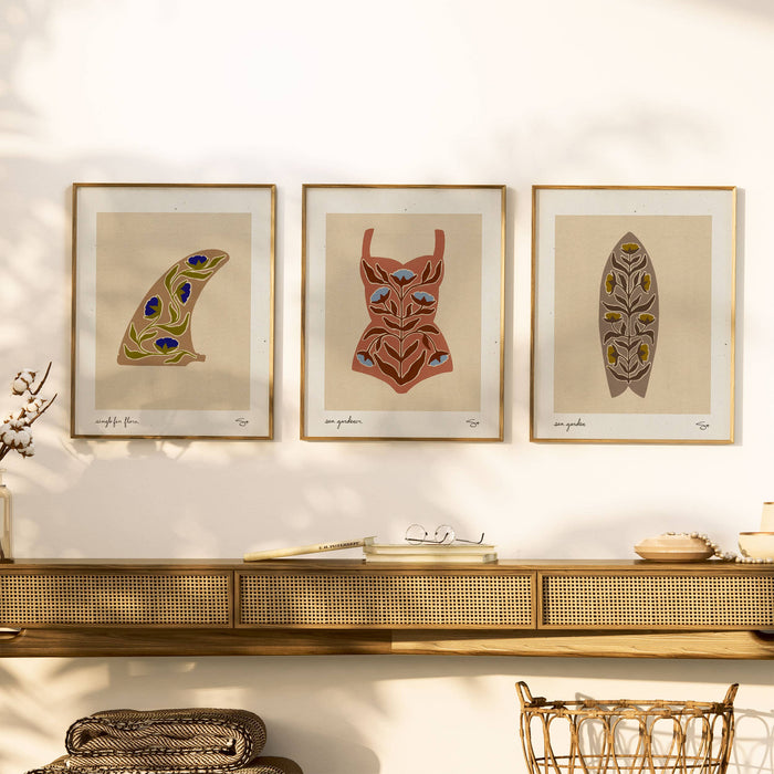 Fin Garden 4 | Surf Inspired Print