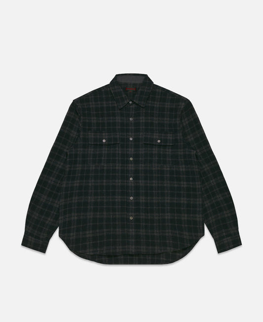 Flannel Shirt (Navy)
