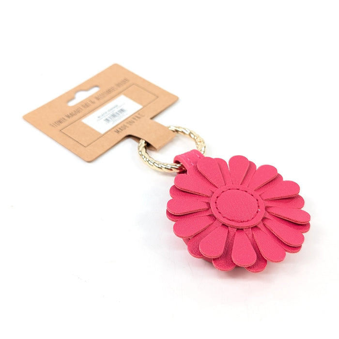 Flower Magnet Holder - Bright Pink