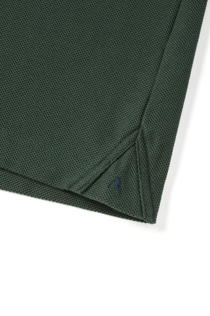 Forest Green Dress Collar Performance Polo - Atica Man