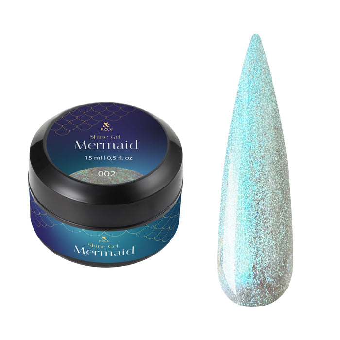 F.O.X Shine Gel Mermaid 002, 15 ml Shine Gel Mermaid F.O.X