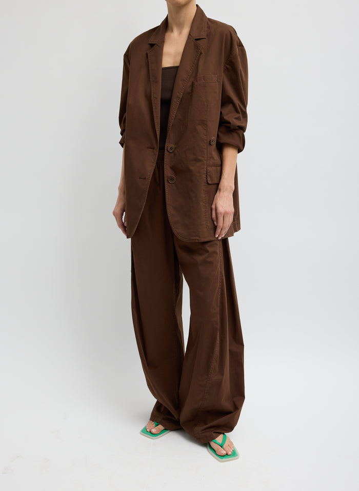 GARMENT DYED SILKY COTTON WINSLOW PULL ON PANT