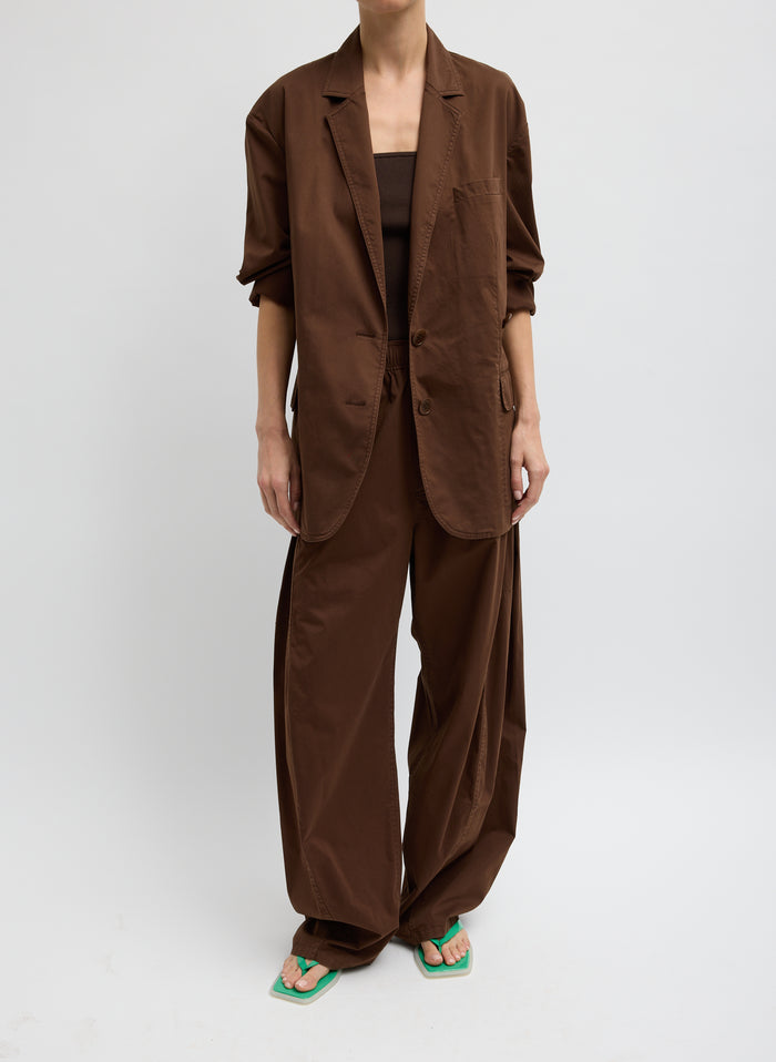 GARMENT DYED SILKY COTTON WINSLOW PULL ON PANT