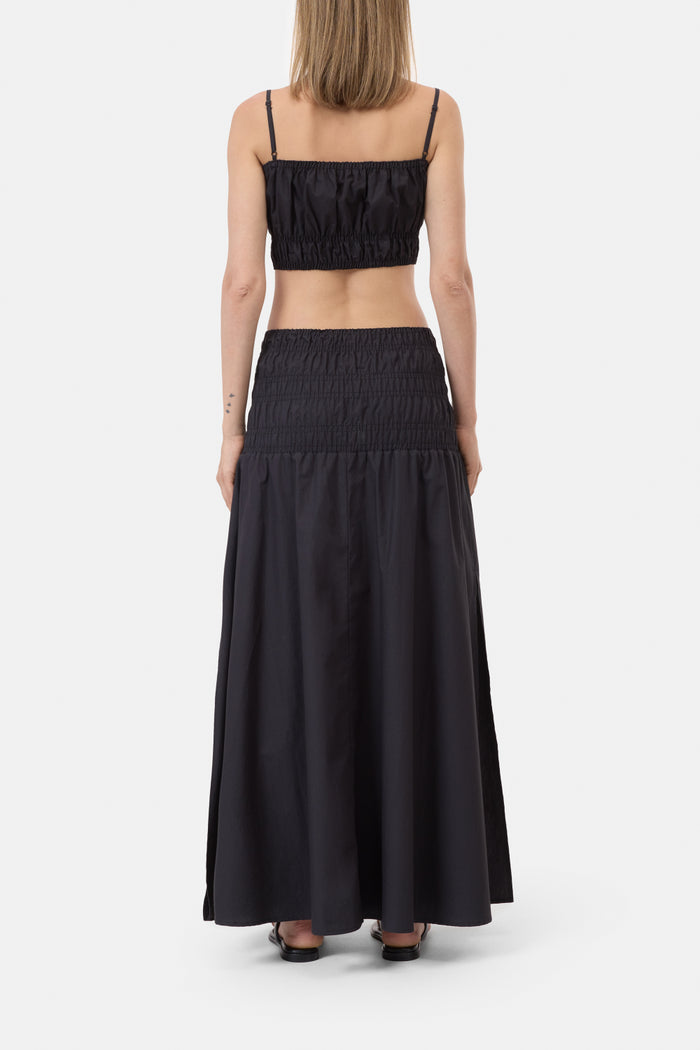 Gathered Skirt - Black