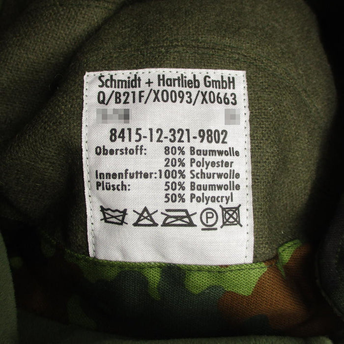 German Flecktarn Cold Weather Hat - New - German Army Surplus - Caps