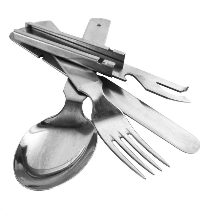 German Stainless Steel Cutlery Set - German Army Surplus - Utensils