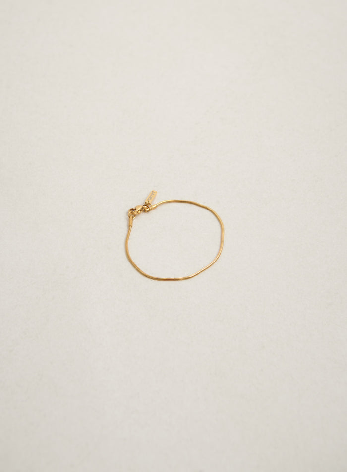 Gold Waterproof Snake Chain Bracelet