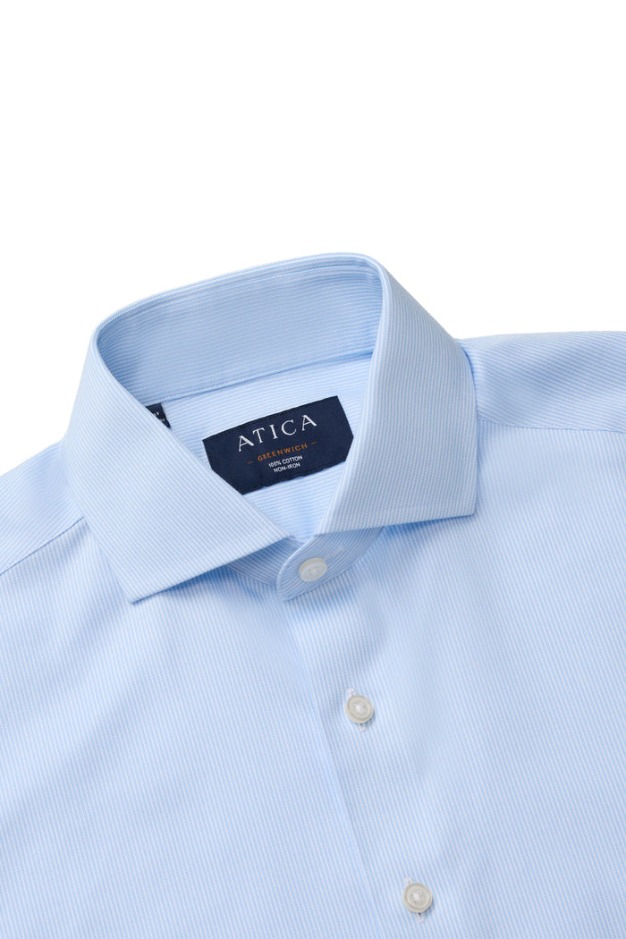Greenwich Tonal Stripe Shirt - Atica Man