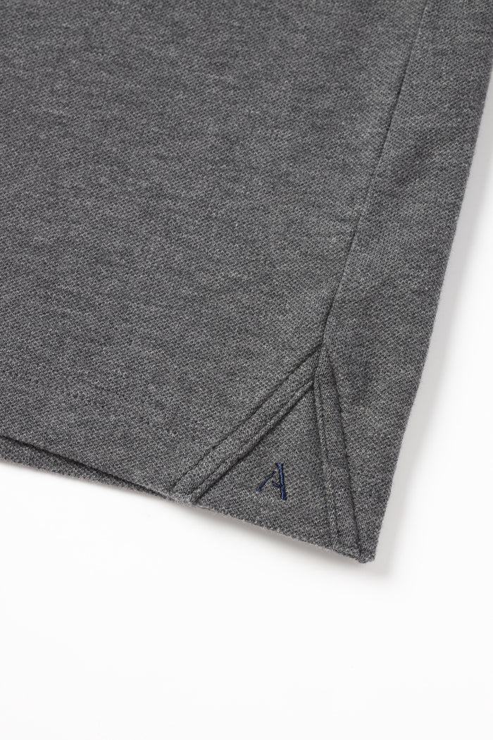 Grey Dress Collar Performance Polo - Atica Man