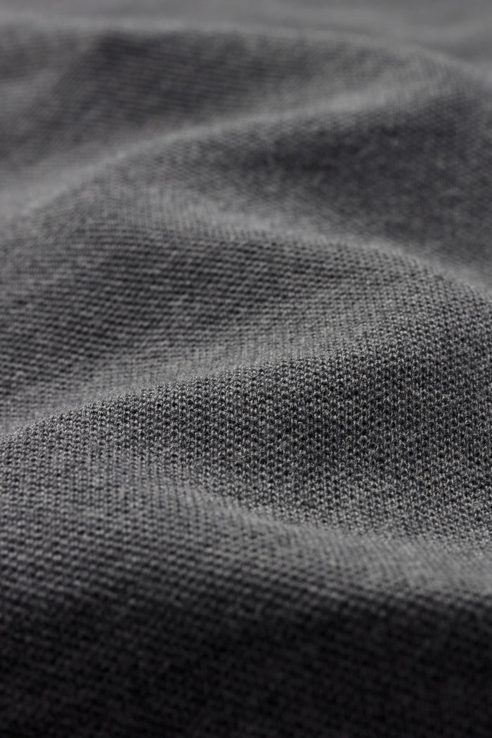 Grey Dress Collar Performance Polo - Atica Man