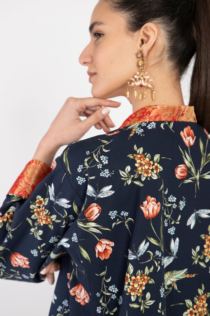 Husna Floral Cotton Kaftan